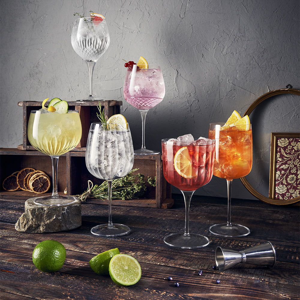 Gin & Tonic Sloe Calice Gin Tonic 60 cl In Vetro Set 2 Pz