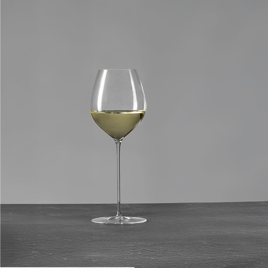 Sapientia Chardonnay Calice Vino Bianco Soffiato a Bocca 50 cl In Vetro Set 2 Pz