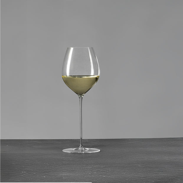 Sapientia Chardonnay Calice Vino Bianco Soffiato a Bocca 50 cl In Vetro Set 2 Pz
