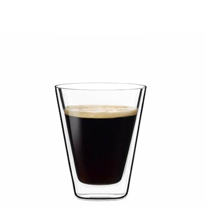Thermic Glass Drink & Design Caffeino Bicchierino Caffè 8.5 cl In Vetro Termico Borosilicato Set 2 Pz