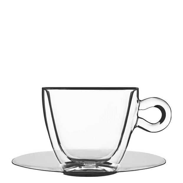 Thermic Glass Drink & Design Tazza Multiuso 30 cl In Vetro Termico Borosilicato Set 2 Pz