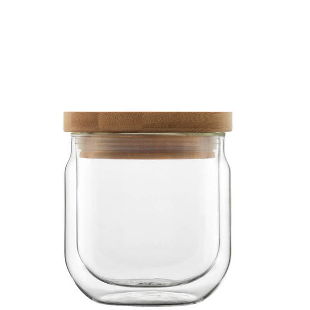 Thermic Glass Drink & Design Zuccheriera Con Coperchio 33 cl In Vetro Termico Borosilicato