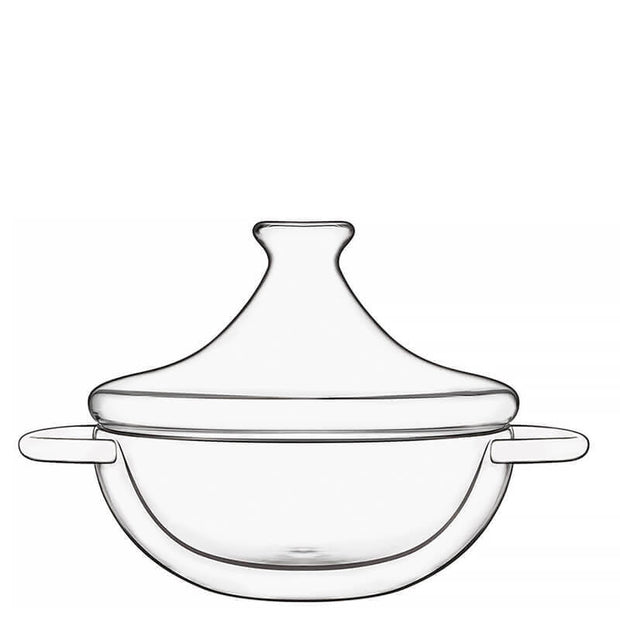 Thermic Glass Food & Design Tajine 18.5 cl In Vetro Termico Borosilicato Set 2 Pz