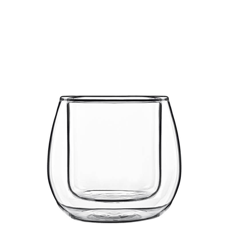 Thermic Glass Food & Design Ametista Bicchierino Monoporzione 11.5 cl In Vetro Termico Borosilicato Set 2 Pz