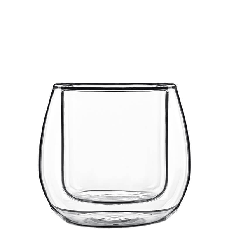 Thermic Glass Food & Design Ametista Bicchierino Monoporzione 22 cl In Vetro Termico Borosilicato Set 2 Pz