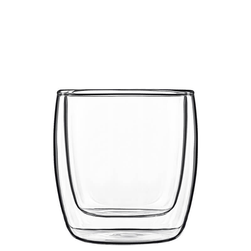 Thermic Glass Food & Design Michelangelo Bicchierino Monoporzione 24 cl In Vetro Termico Borosilicato Set 2 Pz