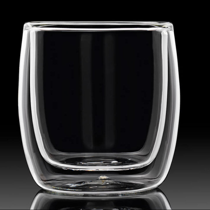 Thermic Glass Food & Design Michelangelo Bicchierino Monoporzione 24 cl In Vetro Termico Borosilicato Set 2 Pz