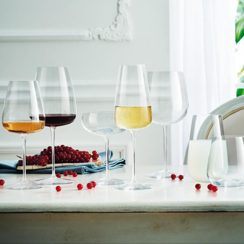 Talismano Set of Red and White Wine Glasses Set 8 Pcs