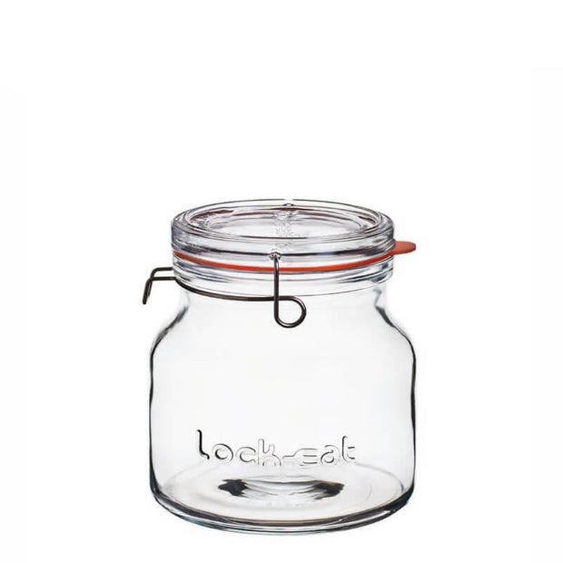 Lock Eat Vasetto Con Tappo Ermetico 150 cl In Vetro Set 6 Pz