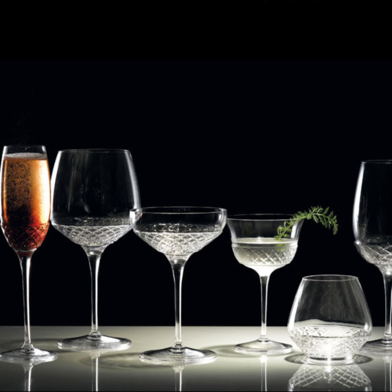Roma 1960 Bicchiere Acqua 30 cl In Vetro Set 6 Pz