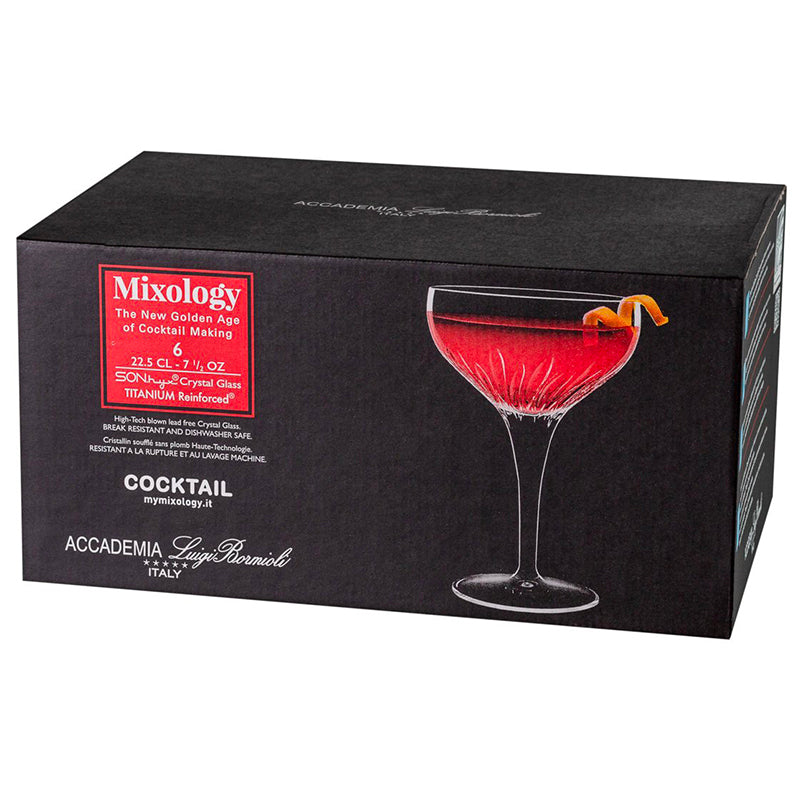 Mixology Cocktail Glass 22.5 cl Set 6 Pcs