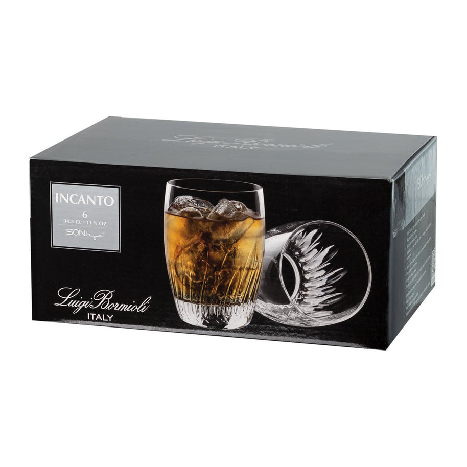Incanto Bicchiere Whisky DOF 34.5 cl In Vetro Set 6 Pz