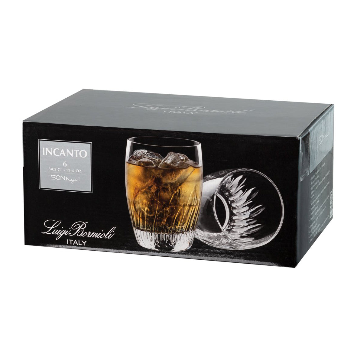 Incanto Bicchiere Whisky DOF 34.5 cl In Vetro Set 6 Pz