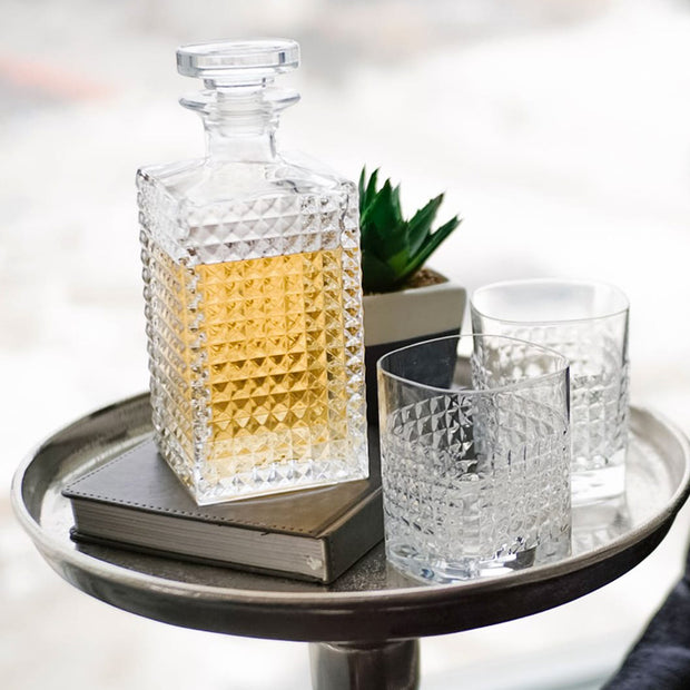 Mixology Elixir Set Whisky Bottiglia e Bicchieri In Vetro Set 5 Pz