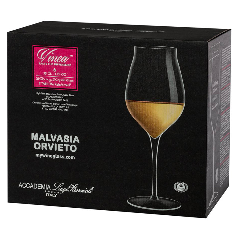 Vinea Calice Vino Bianco Malvasia 35 cl In Vetro Set 6 Pz