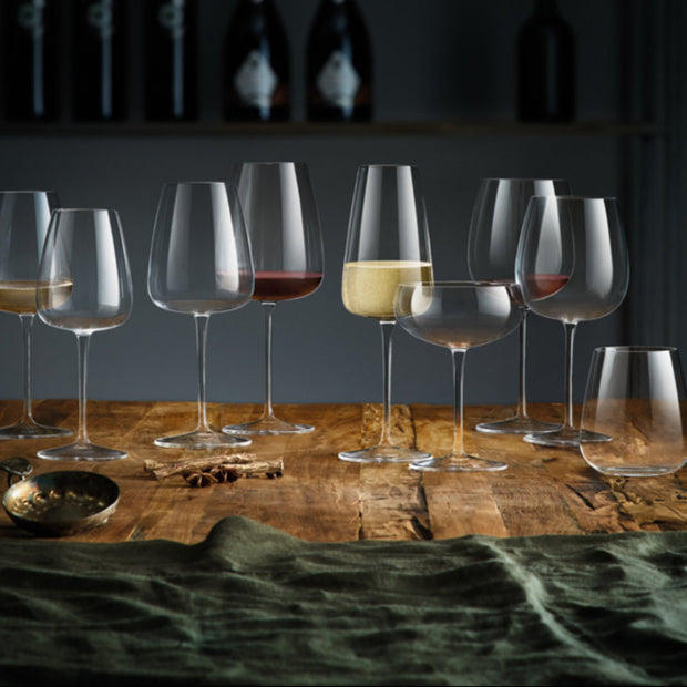 I Meravigliosi Calice Vino Bianco Sauternes Riesling 35 cl In Vetro Set 6 Pz