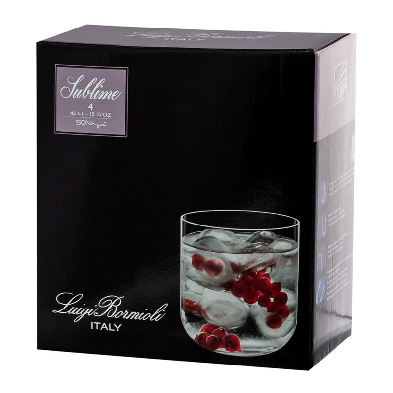 Sublime Bicchiere Acqua 45 cl In Vetro Set 4 Pz