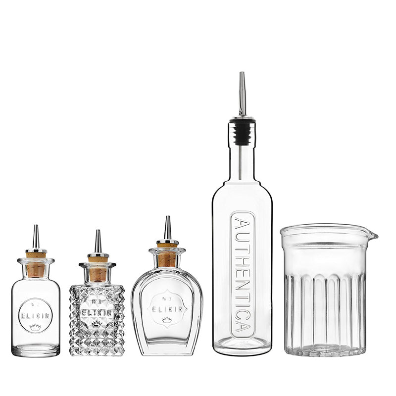 Mixology Barware & Cocktail Coffret Cadeau Lot 5 Pcs