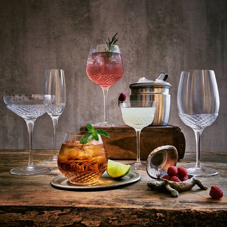 Roma 1960 Calice Gin Tonic 80.5 cl In Vetro Set 6 Pz