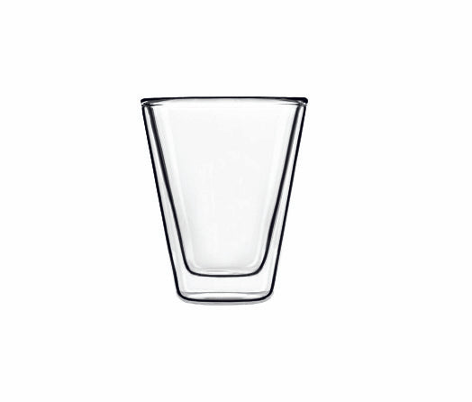 Thermic Glass Drink & Design Caffeino Bicchierino Caffè 8.5 cl In Vetro Termico Borosilicato Set 2 Pz