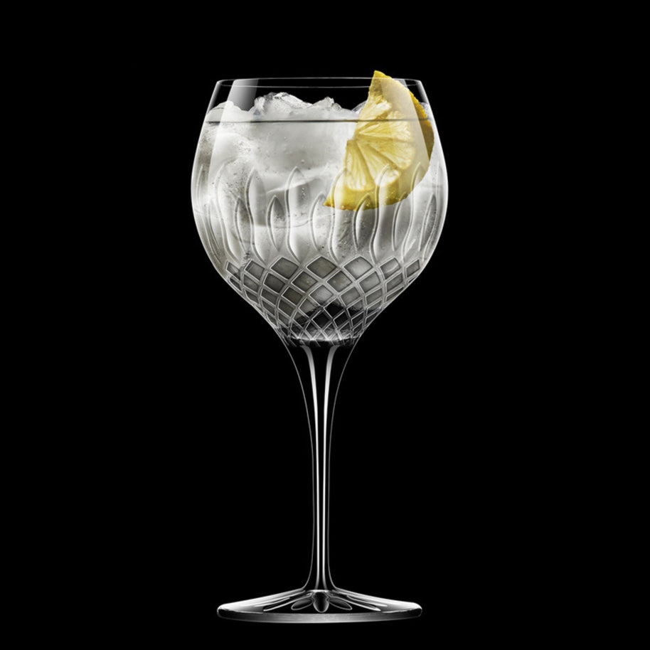 Diamante Verre À Gin Tonic 65 cl Lot 4 Pcs