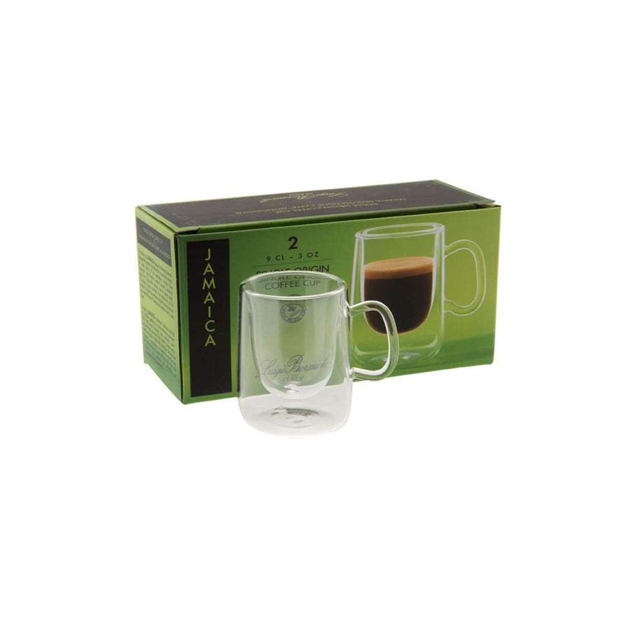 Thermic Glass Monorigine Jamaica Tazzina Caffè 9 cl In Vetro Termico Borosilicato Set 2 Pz