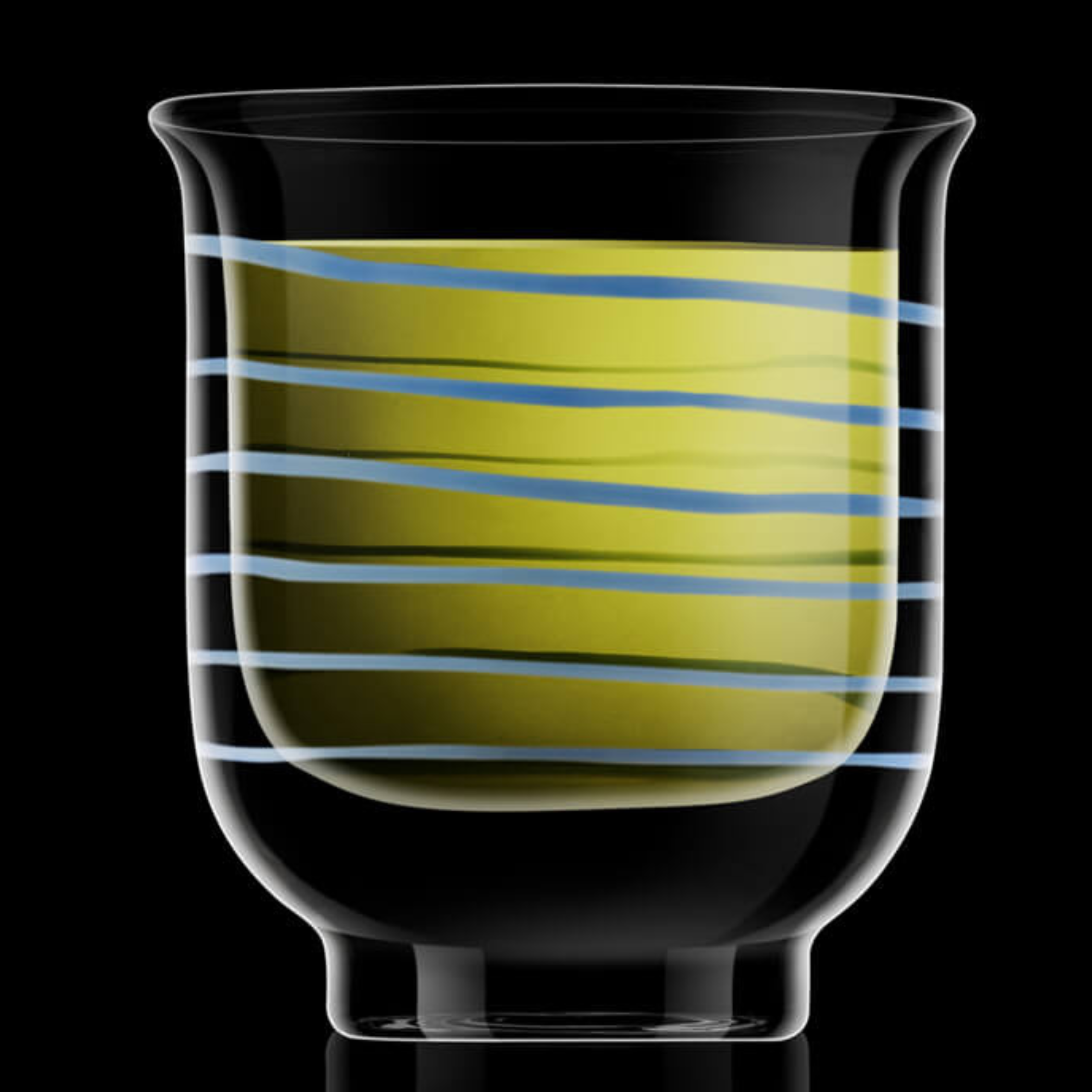 Thermic Glass Drink & Design Asagao Tazza Tè 23.5 cl In Vetro Termico Borosilicato Set 2 Pz