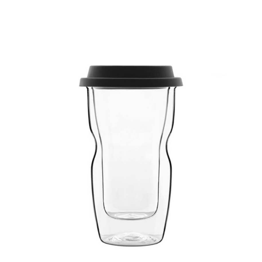 Thermic Glass Drink & Design Coffee On The Go Tazza Caffè Small 34 cl In Vetro Termico Borosilicato