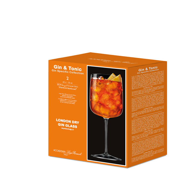 Gin & Tonic London Dry Calice Gin Tonic 65 cl In Vetro Set 2 Pz