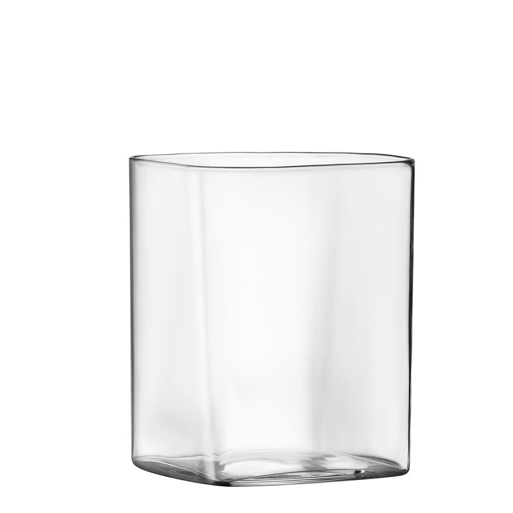 Square Roc Glass Top Class Square Whiskey Rocks Glass 35 cl Glass Set 6 Pcs – Bormioli Luigi