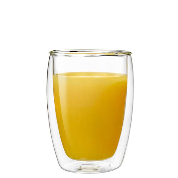 Thermic Glass Drink & Design Duos Juice Bicchiere Bibita 27 cl In Vetro Termico Borosilicato Set 2 Pz