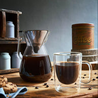 Thermic Glass Drink & Design Caffe Aroma Tasse À Café 30 cl Lot 2 Pcs