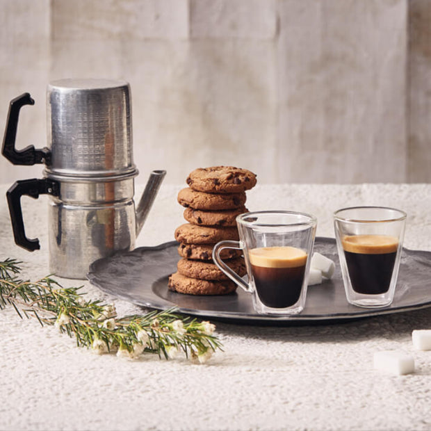 Thermic Glass Drink & Design Caffeino Verre À Shot Pour Café 8.5 cl Lot 2 Pcs