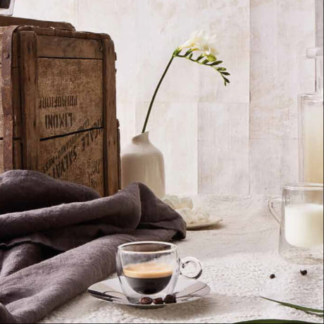 Thermic Glass Drink & Design Tazza Cappuccino 16.5 cl In Vetro Termico Borosilicato Set 2 Pz