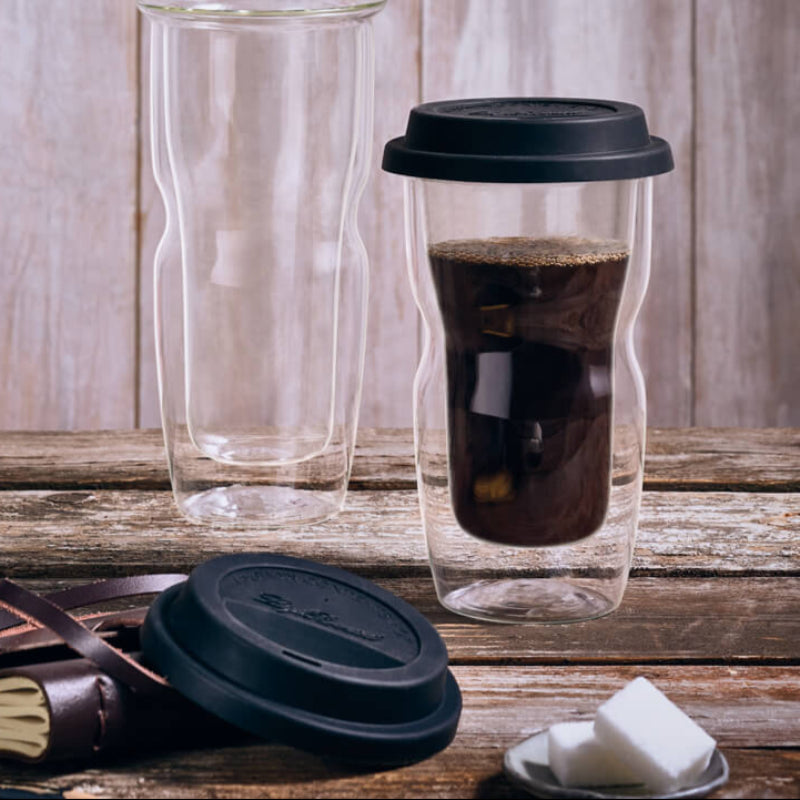 Thermic Glass Drink & Design Coffee On The Go Grande Tasse À Café 46 cl
