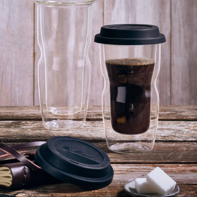 Thermic Glass Drink & Design Coffee On The Go Grande Tasse À Café 46 cl