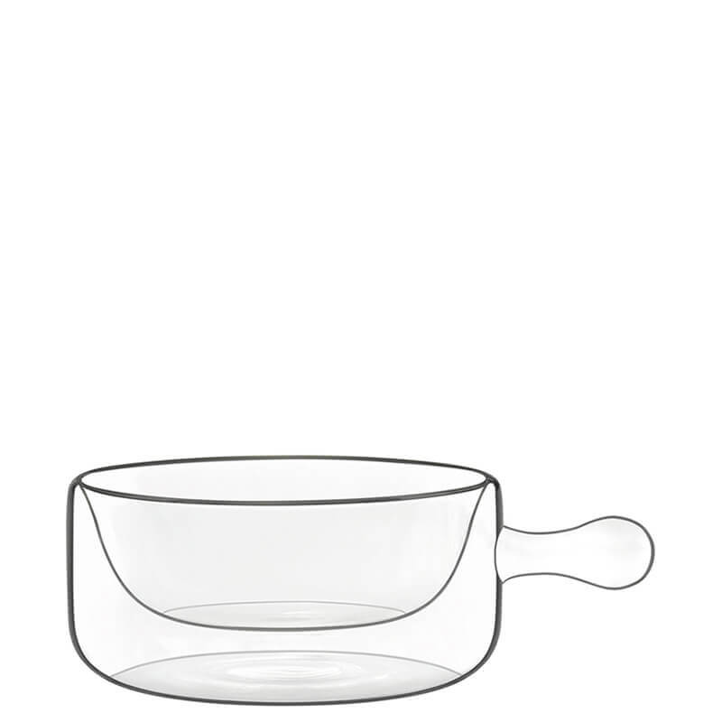 Thermic Glass Food & Design Plat À Casserole Individuel Avec Poignées 16 cl Lot 2 Pcs