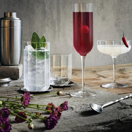 Jazz Whisky Glass 35 cl Set 4 Pcs