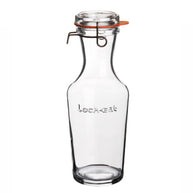 Lock Eat Caraffa Con Tappo Ermetico 100 cl In Vetro Set 6 Pz