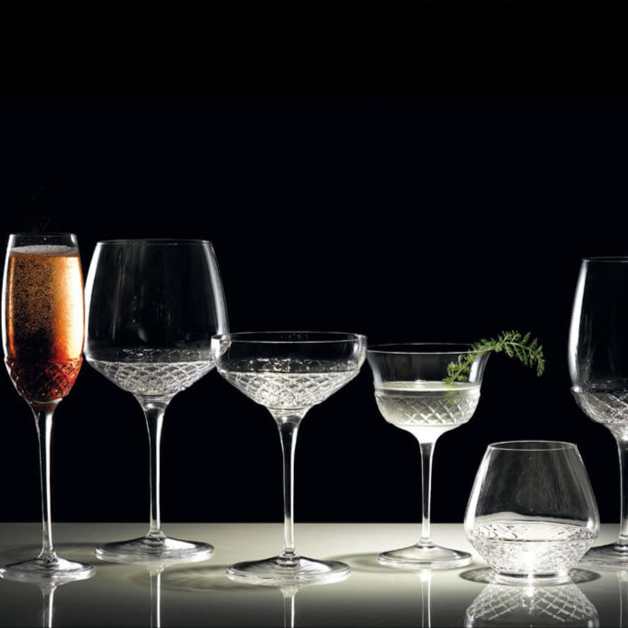 Roma 1960 Coppa Champagne 30 cl In Vetro Set 6 Pz