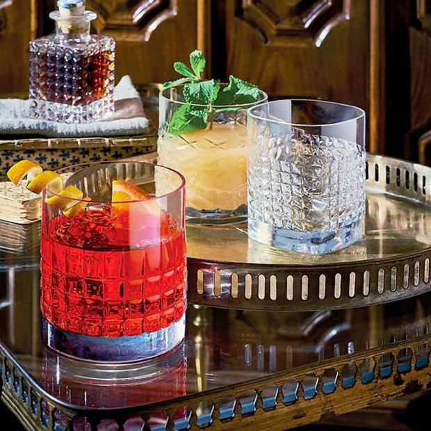 Mixology Charme Bicchiere Whisky DOF 38 cl In Vetro Set 6 Pz