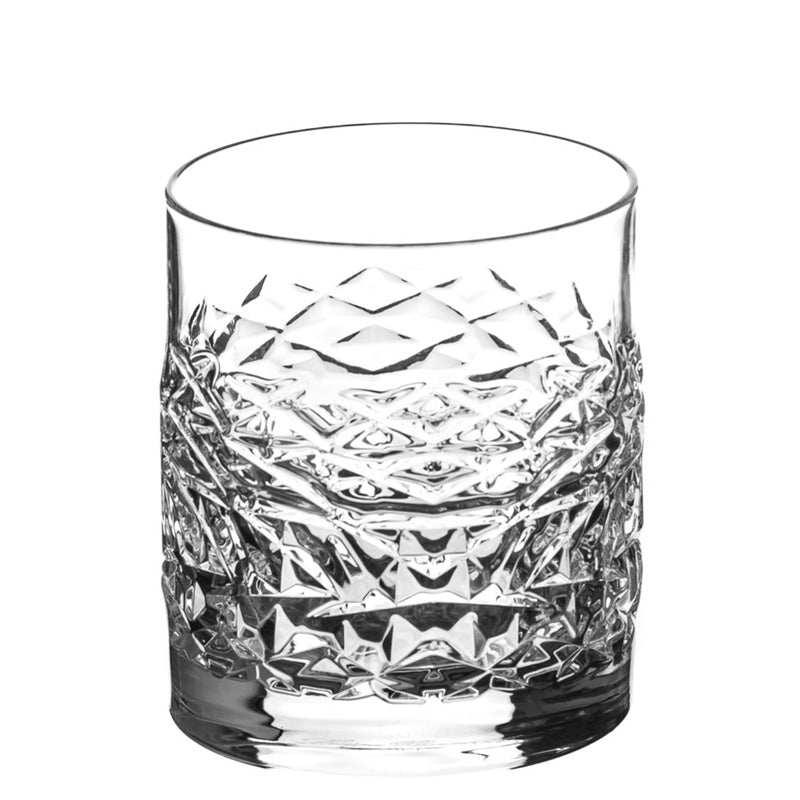 Mixology Texture Bicchiere Whisky DOF 38 cl In Vetro Set 4 Pz