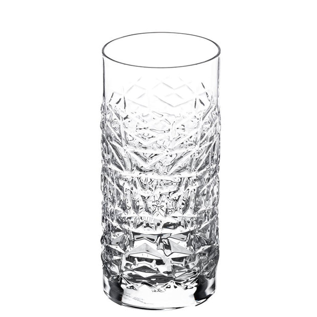 Mixology Texture Bicchiere Bibita Hi-Ball 48 cl In Vetro Set 6 Pz