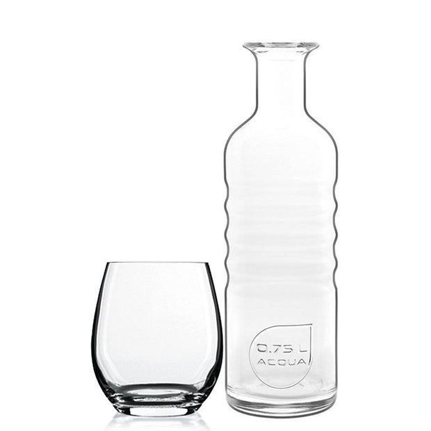 Hydrosommelier Ensemble De Verres Et Bouteille Lot 7 Pcs