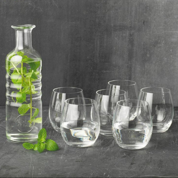 Hydrosommelier Ensemble De Verres Et Bouteille Lot 7 Pcs