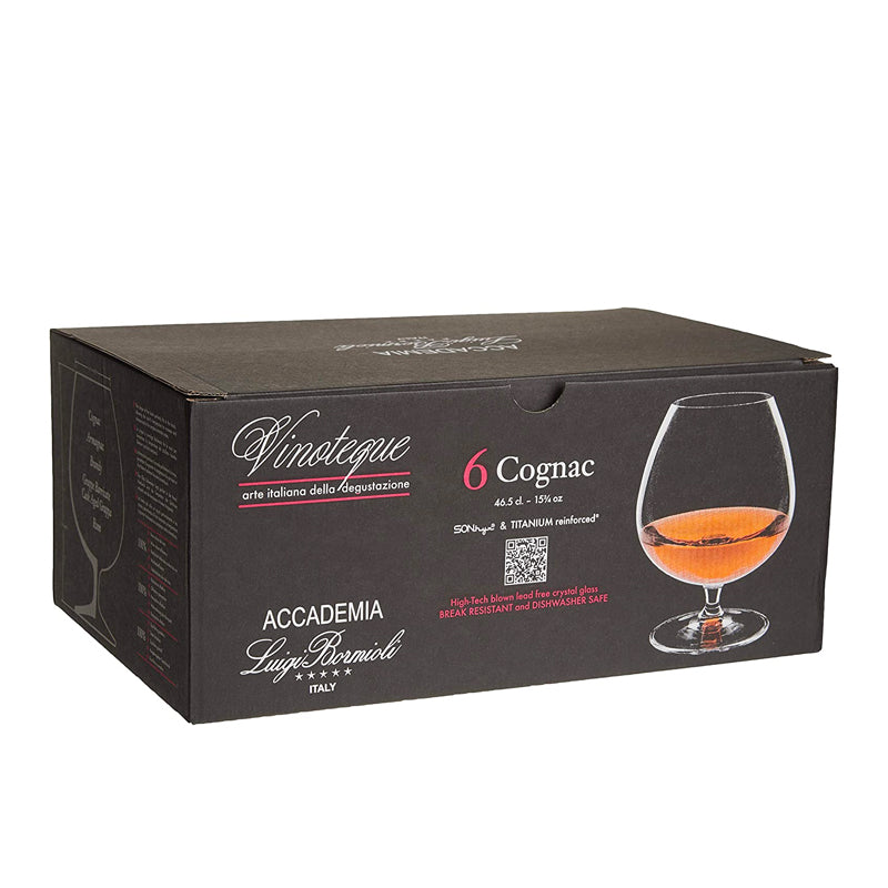 Vinoteque Brandy Cognac Glass 46.5 cl Set 6 Pcs