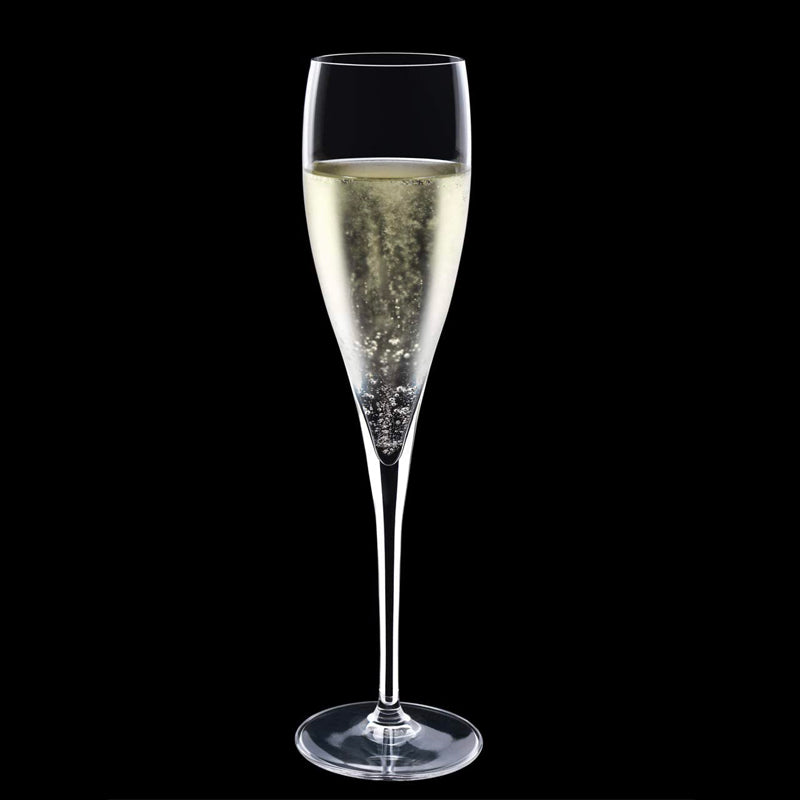 Vinoteque Perlage Calice Flute 17.5 cl In Vetro Set 6 Pz