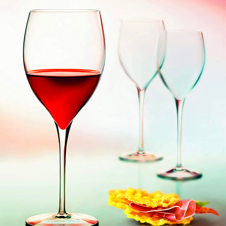 Magnifico XXL Calice Vino Rosso 85 cl In Vetro Set 6 Pz