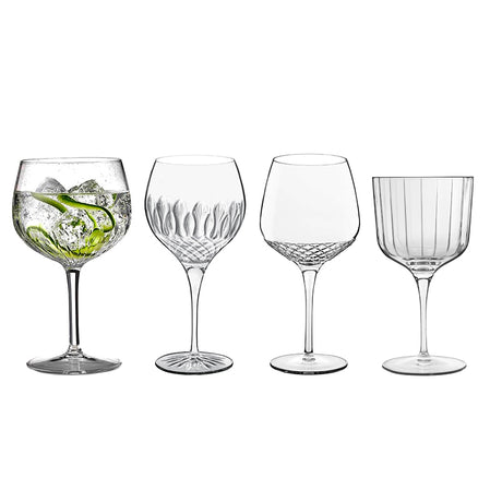 Gin Selection Ensemble De Verres À Gin Tonic Lot 4 Pcs