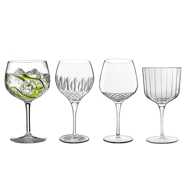 Gin Selection Set of Gin Tonic Glasses Set 4 Pcs